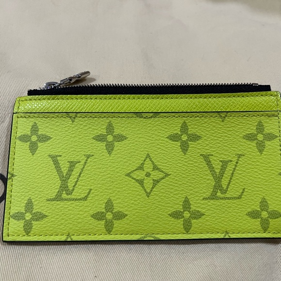 Louis Vuitton Handbags - Louis Vuitton Lime Green Monogram Card Holder
